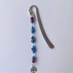 Silver Beaded dragon Bookmark